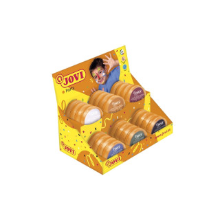 Jovi Expositor de 24 x 8ml Maquillajes Crema - Base Graso - Facil Aplicacion - Gran Capacidad Cubriente - sin Parabenos - Libre