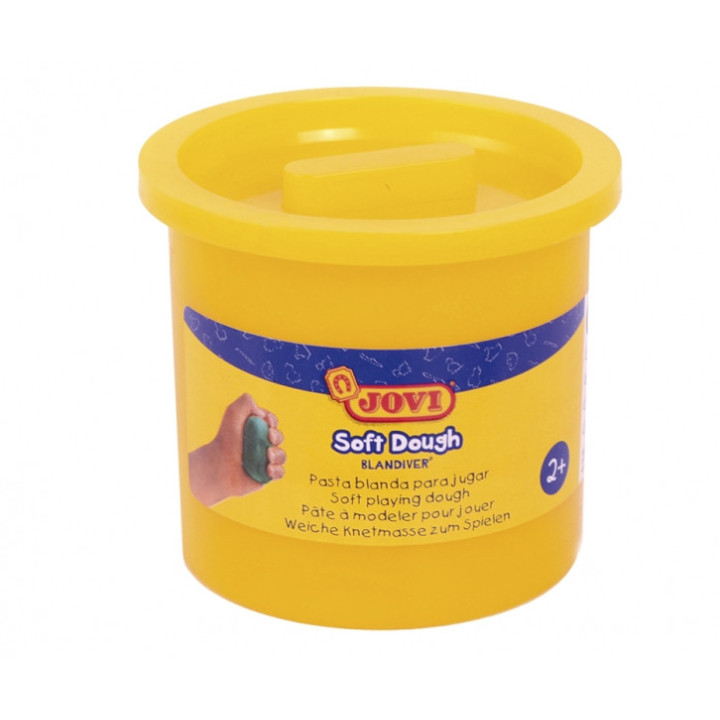 Jovi Soft Dough Blandiver Pack con 5 Botes de Pasta de Modelar 110gr - Blanda y Flexible - Facil de Amasar y Moldear - Ideal pa
