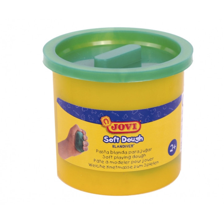 Jovi Soft Dough Blandiver Pack con 5 Botes de Pasta de Modelar 110gr - Blanda y Flexible - Facil de Amasar y Moldear - Ideal pa