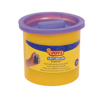 Jovi Soft Dough Blandiver Estuche de 5 Botes 110gr - Violeta - Blanda y Flexible - Facil de Amasar y Moldear - Ideal para Inici