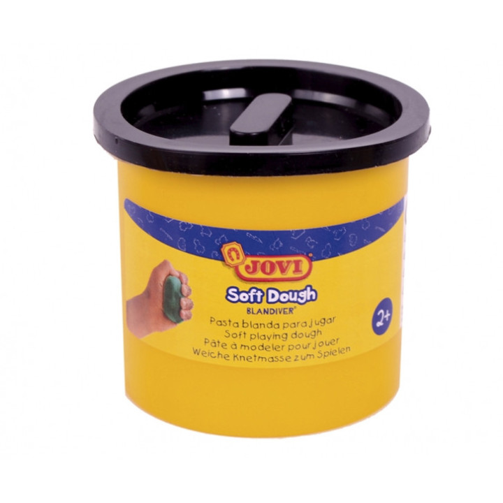 Jovi Soft Dough Blandiver Pack con 5 Botes de Pasta de Modelar 110gr - Blanda y Flexible - Facil de Amasar y Moldear - Ideal pa