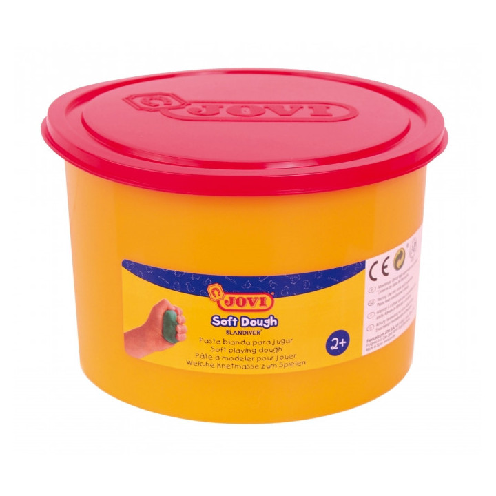 Jovi Soft Dough Blandiver Bote de Pasta de Modelaje 460gr - Blanda y Flexible - Facil de Amasar y Moldear - Ideal para Iniciaci