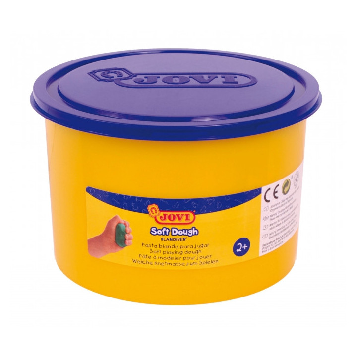 Jovi Soft Dough Blandiver Bote de Pasta de Modelaje 460gr - Blanda y Flexible - Facil de Amasar y Moldear - Ideal para Iniciaci