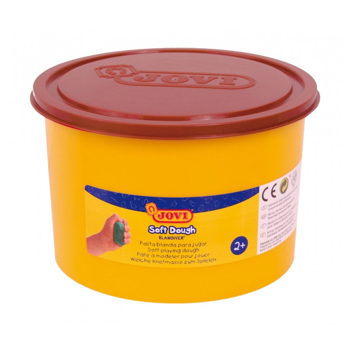 Jovi Soft Dough Blandiver Bote de Pasta de Modelaje 460gr - Blanda y Flexible - Facil de Amasar y Moldear - Ideal para Iniciaci