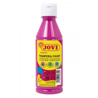 Jovi Tempera Paint Tempera Liquida 250ml - Base Agua - Lista para Usar - Alto Poder Cubriente - Secado Rapido - Excelente Fluid