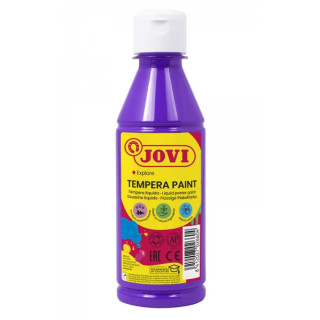 Jovi Tempera Paint Tempera Liquida 250ml - Base Agua - Lista para Usar - Alto Poder Cubriente - Secado Rapido - Excelente Fluid