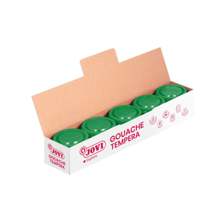Jovi Bote de Tempera Escolar 35ml - Aplicacion en Multiples Superficies - Uso con Pincel