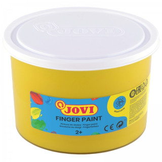 Jovi Finger Paint Bote de 500ml Pintura de Dedos - Ingredientes Naturales - Colores Mezclables - Textura Gelatinosa - Lavable -