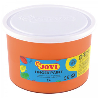Jovi Finger Paint Bote de 500ml Pintura de Dedos - Ingredientes Naturales - Colores Mezclables - Textura Gelatinosa - Lavable -