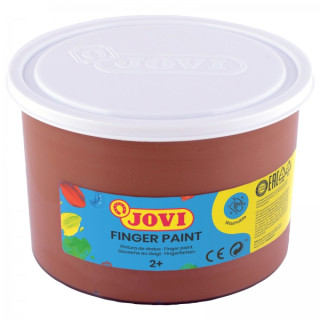 Jovi Finger Paint Bote de 500ml Pintura de Dedos - Ingredientes Naturales - Colores Mezclables - Textura Gelatinosa - Lavable -