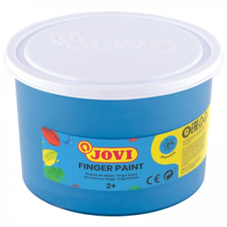 Jovi Finger Paint Bote de 500ml Pintura de Dedos - Ingredientes Naturales - Colores Mezclables - Textura Gelatinosa - Lavable -