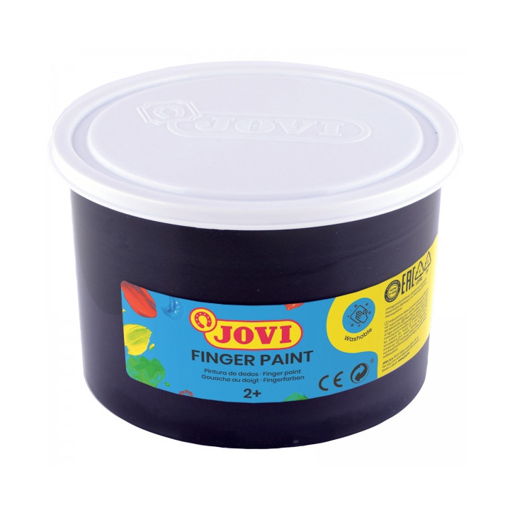 Jovi Finger Paint Bote de 500ml Pintura de Dedos - Ingredientes Naturales - Colores Mezclables - Textura Gelatinosa - Lavable -