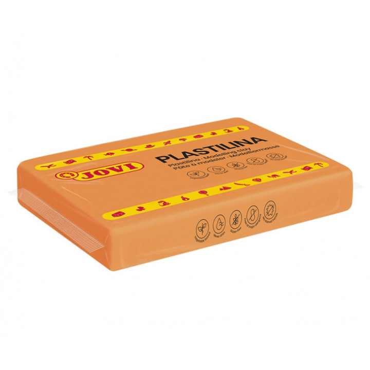 Jovi Caja de 15 Pastillas de Plastilina 350gr - 100% Vegetal - No Se Seca - sin Gluten - Facil de Moldear - Inocua y No Toxica