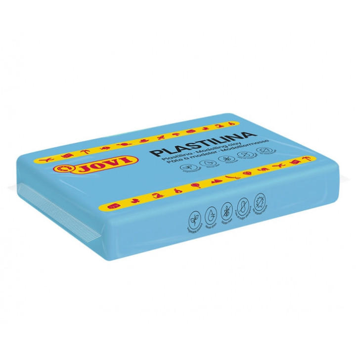 Jovi Caja de 15 Pastillas de Plastilina 350gr - No Se Seca - sin Gluten - Inocua - Facil de Moldear - Ideal para Figuras en Vol