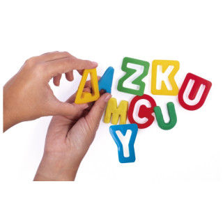 Jovi Modelling Accessories Pack de Moldes Abecedario - Moldes de Corte de Plastico para Plastilina - Incluye 26 Piezas Del Abec