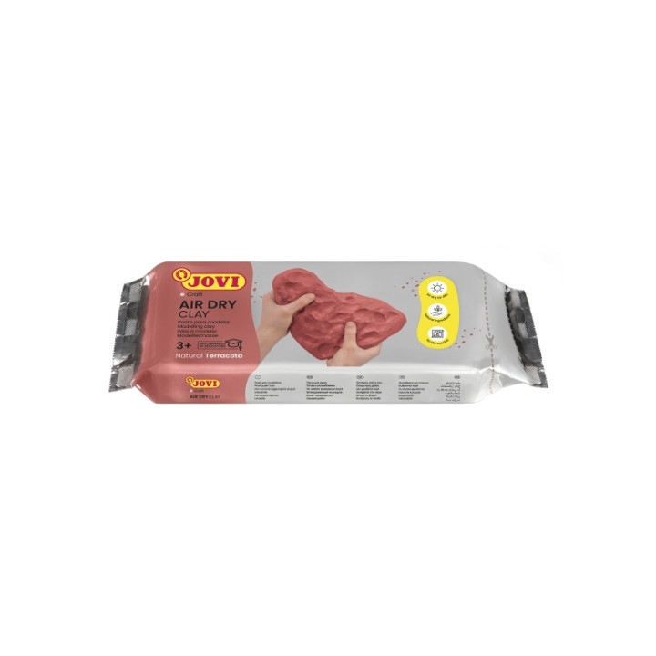 Jovi Air Dry Pasta para Modelar 250gr - Endurecible al Aire - Tacto Fresco - Facil de Moldear - Multi-Superficie - Secado en 24
