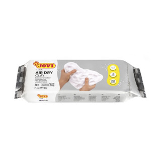 Jovi Air Dry Pasta para Modelar 500gr - Endurecible al Aire - Tacto Fresco - Facil de Moldear - Multi-Superficie - Secado en 24