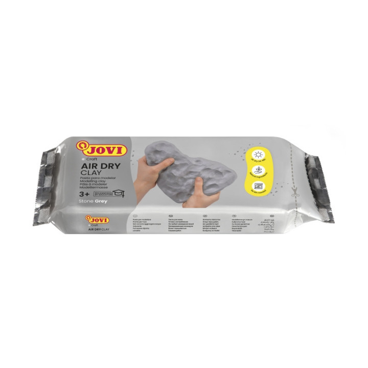 Jovi Air Dry Pasta para Modelar 500gr - Endurecible al Aire - Tacto Fresco - Facil de Moldear - Multi-Superficie - Secado en 24