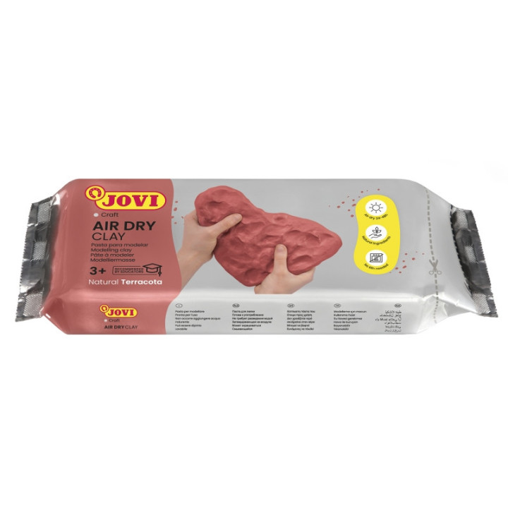 Jovi Air Dry Pasta para Modelar 1000gr - Endurecible al Aire - Tacto Fresco - Facil de Moldear - Multi-Superficie - Secado en 2