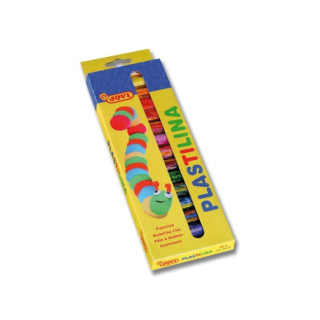 Jovi Pack con 15 Barras de Plastilina 15gr - Muy Moldeable - No se Seca - Colores Surtidos