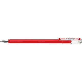 Pentel Mattehop Boligrafo de Bola - Punta 1mm - Trazo 0.5mm - Tinta de Gel Opaca - Fabricado con 55% de Materiales Reciclados -