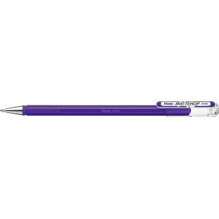 Pentel Mattehop Boligrafo de Bola - Punta 1mm - Trazo 0.5mm - Tinta de Gel Opaca - Fabricado con 55% de Materiales Reciclados -