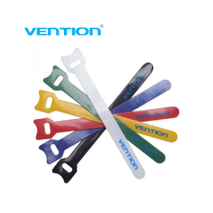 Vention Tira Organizadora de Cables - 6 Piezas (150*20) - Colores Variados