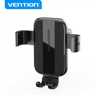 Vention Soporte Coche con Sujecion Clip Rejilla Ventilacion - Color Negro