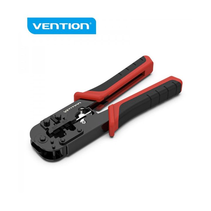 Vention Crimpadora Metalica para RJ45 - Color Negro y Rojo