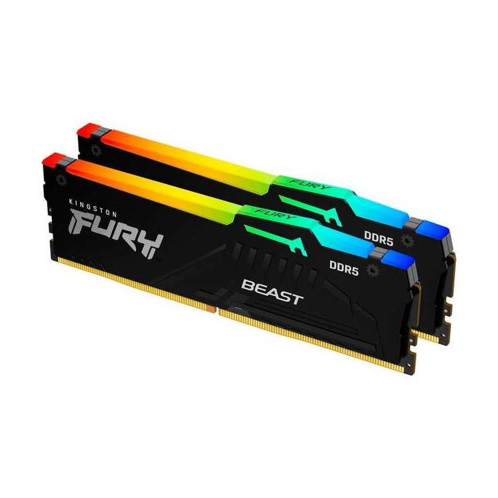 Kingston Fury Beast RGB Expo Memoria RAM DDR5 6000MT/s 32GB (2x16GB) CL30 DIMM