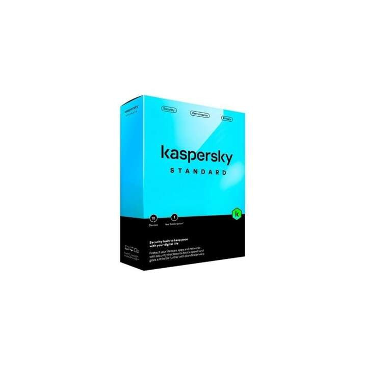 Kaspersky Standard Antivirus - 10 Dispositivos - Servicio 1 Año