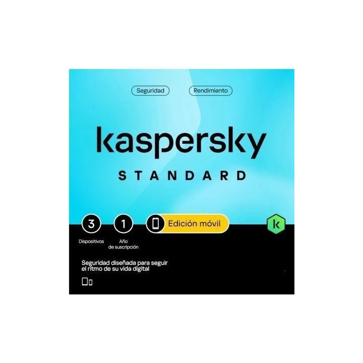 Kaspersky Standard Mobile Antivirus - 3 Dispositivos - Servicio 1 Año