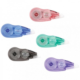 Pelikan Fancy Roller Mini Corrector 5mmx6m - Tapon para Proteger la Punta - Tornillo de Ajuste - Empuñadura de Goma Ergonomica