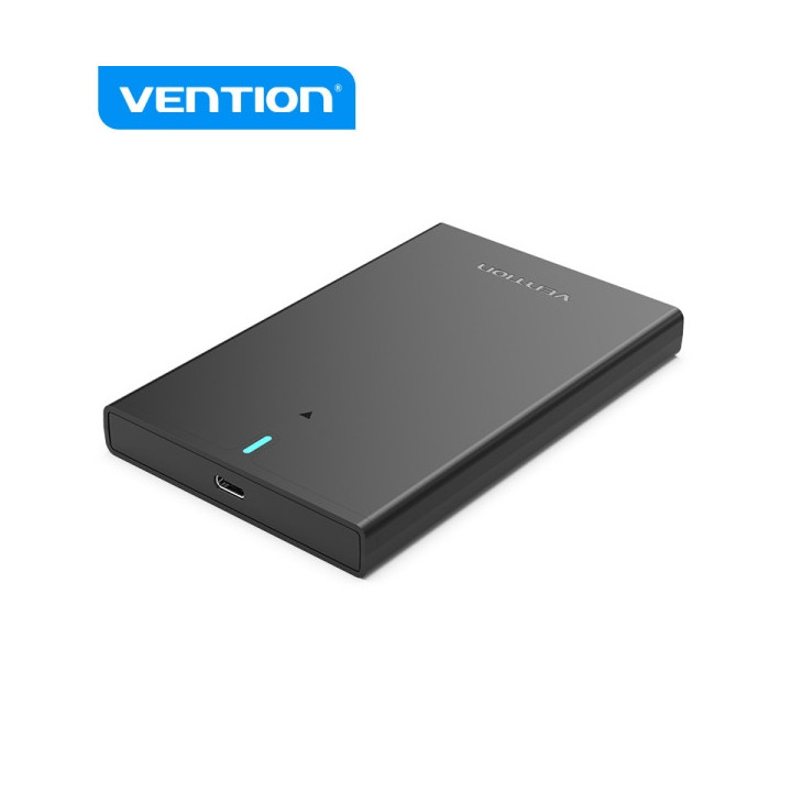 Vention Carcasa USB 3.1 Gen 2-C - Transferencia 6 Gbps - UASP y Trim - Modo Suspension - Proteccion ABS - Facil Instalacion - C