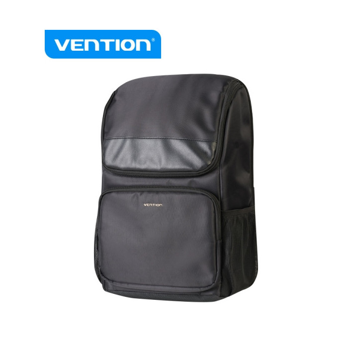 Vention Mochila Impermeable para Portatil - Tejido Oxford - Compartimento 15.6" - Capacidad 19L - Color Negro