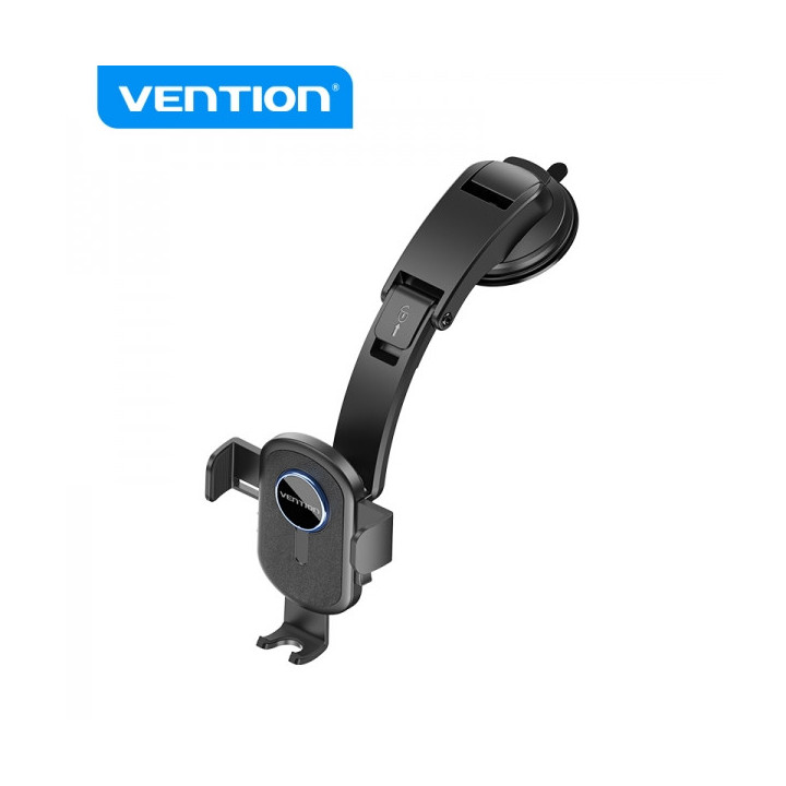 Vention Soporte Coche Movil con Ventosa - Color Negro