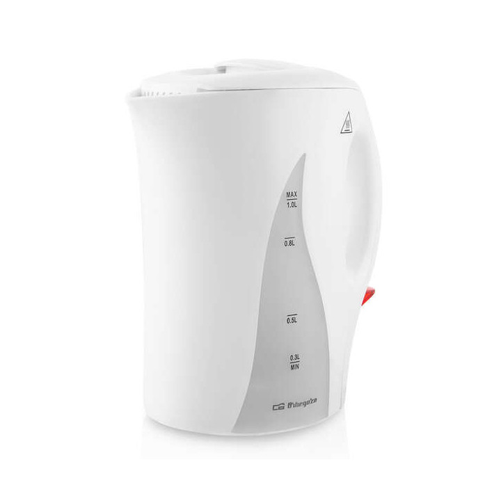 Orbegozo KT 4100 Hervidor de Agua Eficiente - Rapida Ebullicion - Apagado Automatico - Diseño Elegante y Facil Limpieza Maxima
