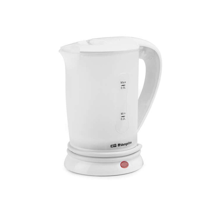 Orbegozo KT 4500 Hervidor de Agua Compacto - Ideal para Viajes - Potente y Seguro - Diseño Moderno y Elegante - Facil de Usar