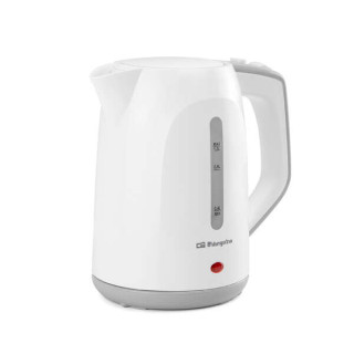 Orbegozo KT 5011 Hervidor de Agua Rapido y Seguro - Potencia 1100W - Capacidad 1L - Asa de Tacto Frio - Resistencia Oculta - Ba