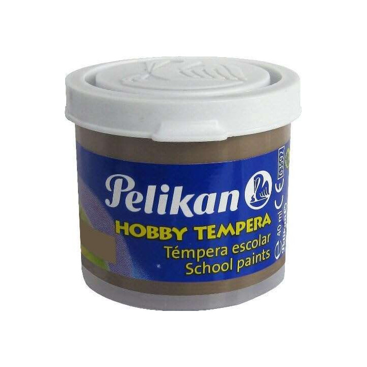 Pelikan Tempera Escolar Frasco 40ml - Facil de Lavar - Ideal para uso Escolar - Color Violeta