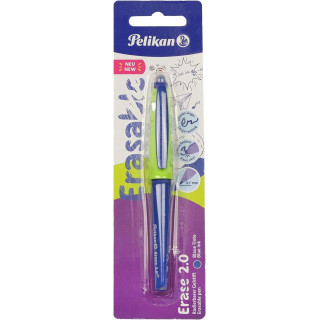 Pelikan Roller Erase 2.0 Boligrafo - Empuñadura Ergonomica Antifatiga - Duracion Larga de la Tinta - Cuerpo del Mismo Color de