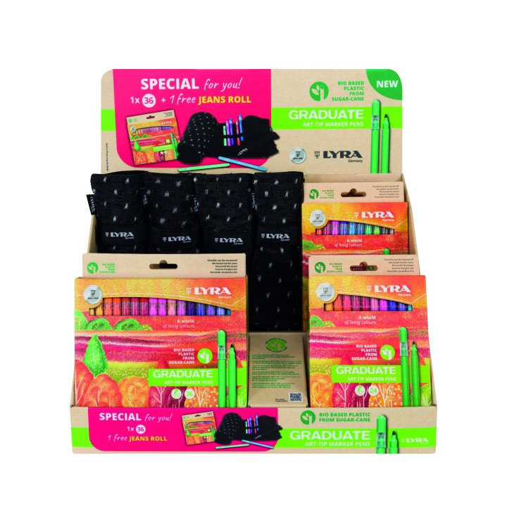 Lyra Graduate Art Tip Expositor de Rotuladores de Colores - Colores Surtidos