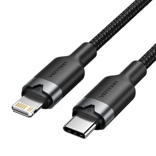 Vention Cable USB-C a Lightning 3A 27W - 1m - Trenzado - Color Negro