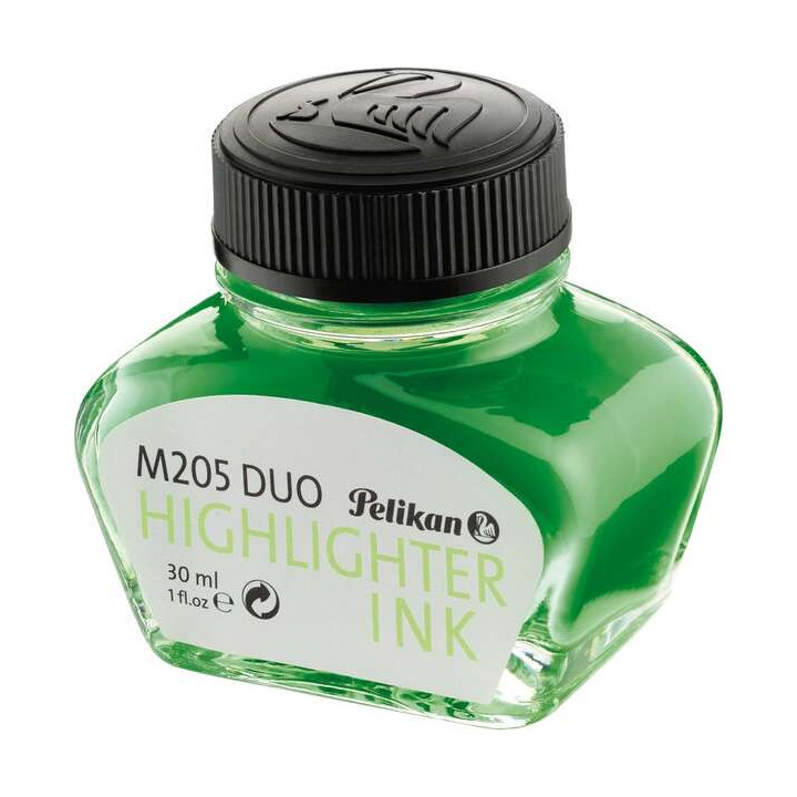 Pelikan Tinta 4001 No.78 - Frasco 30ml - Asegura el Perfecto Funcionamiento de la Estilografica - Color Verde Fluorescente