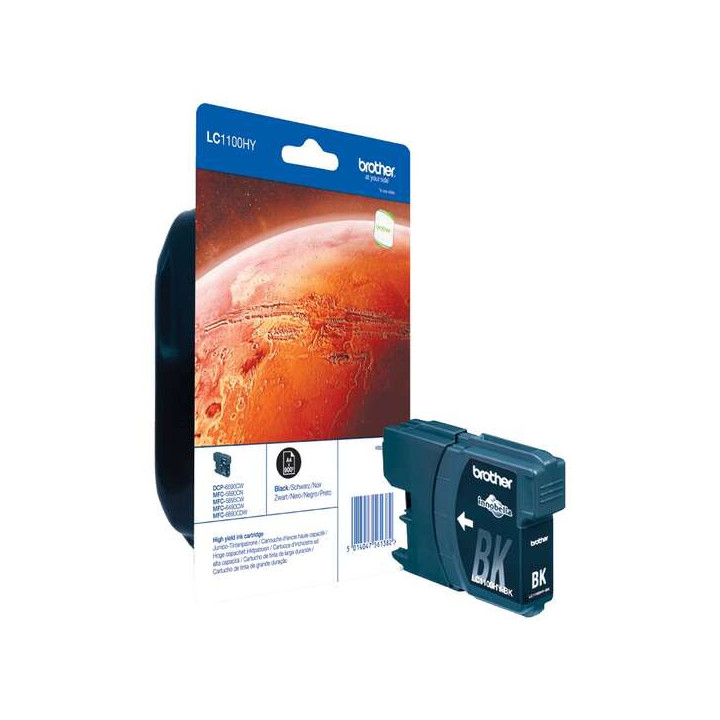 Brother LC1100XL Negro Cartucho de Tinta Original - LC1100HYBK