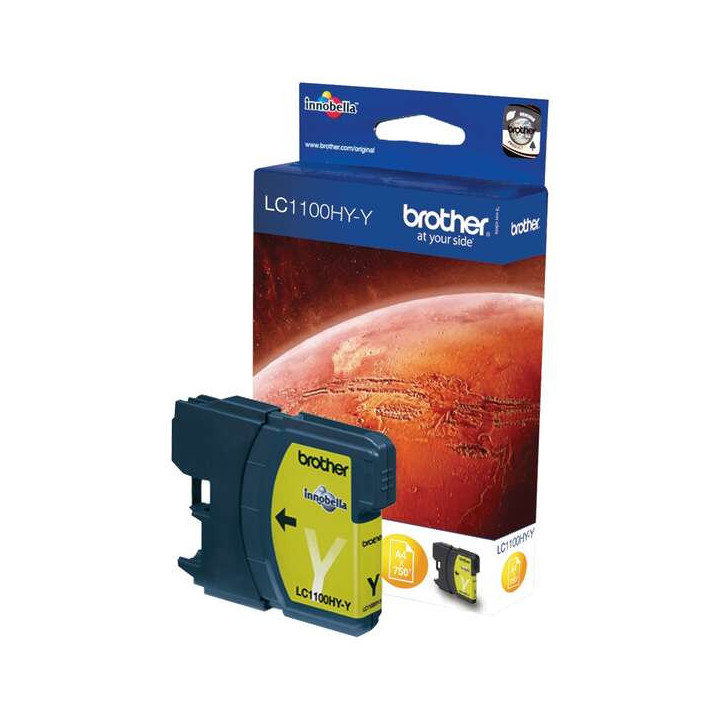 Brother LC1100XL Amarillo Cartucho de Tinta Original - LC1100HYY