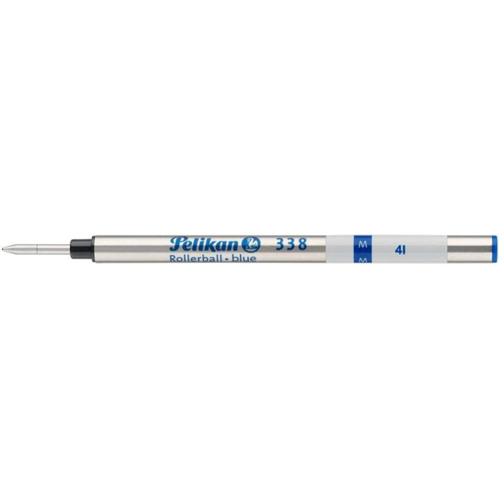Pelikan Recambio Roller 338 M - Universal - para Boligrafo 338 - Facil de Cambiar - Color Azul