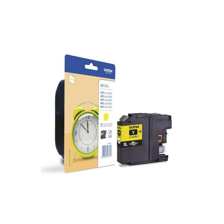 Brother LC125XL Amarillo Cartucho de Tinta Original - LC125XLYBP