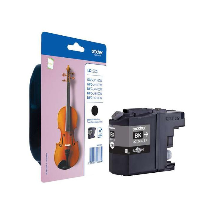 Brother LC127XL Negro Cartucho de Tinta Original - LC127XLBKBP