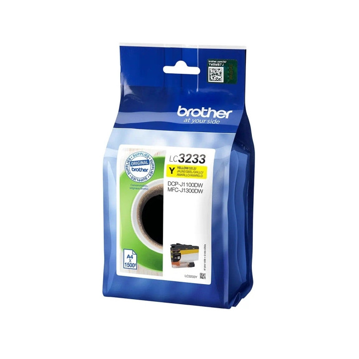 Brother LC3233 Amarillo Cartucho de Tinta Original - LC3233Y